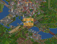 The title screen from OpenTTD 1.3.